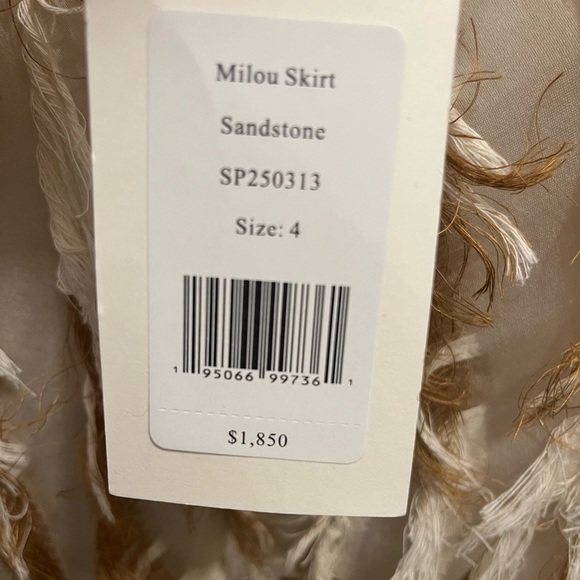 NWT ULLA JOHNSON Milou Maxi Skirt Sandstone 4 - Picture 9 of 9